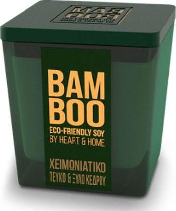 Αρωματικό Κερί Heart & Home Σόγιας σε Βάζο Χειμωνιάτικο Πεύκο Και Ξύλο Κέδρου 80gr