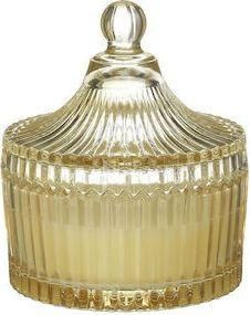 Αρωματικό Κερί Inart Amber Scent σε Γυάλινο Βαζάκι 150g