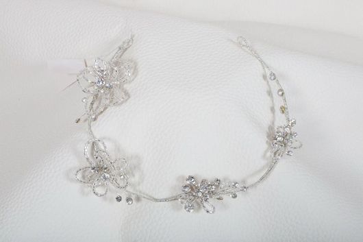 Νυφική Κουάφ Στεφανάκι Κ503 Χειροποίητη