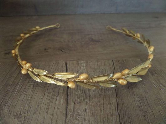 Νυφική Κουάφ Στεφανάκι Κ610 Χειροποίητη