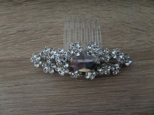 Νυφική Κουάφ Χτενάκι Κ562 με Κρυσταλλάκια