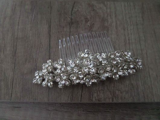 Νυφική Κουάφ Χτενάκι Κ565 με Στρας