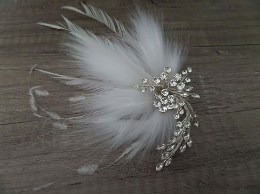 Νυφική Κουάφ Χτενάκι Κ566 με Κρυσταλλάκια