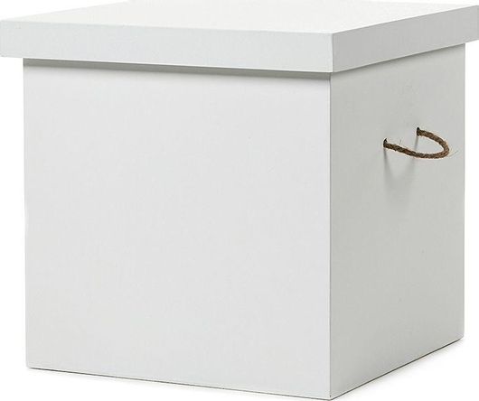 Βαπτιστικό Κουτί Nuova Vita από Ξύλο 44x34x26cm Λευκό
