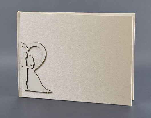 Βιβλίο Ευχών Γάμου Nuova Vita 27x20cm Λευκό