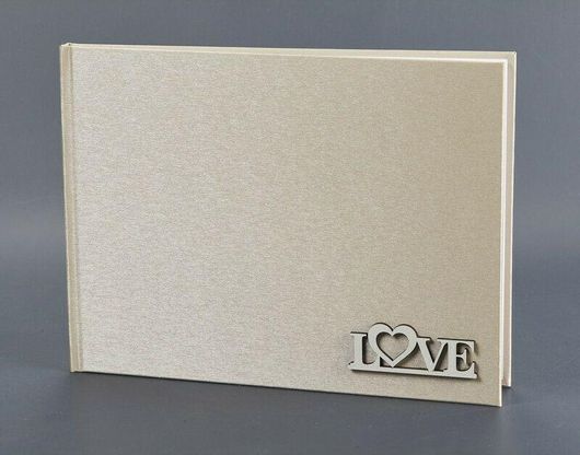 Βιβλίο Ευχών Γάμου Nuova Vita 27×20cm Μπεζ