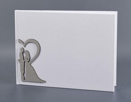 Βιβλίο Ευχών Γάμου Nuova Vita 27x20cm Λευκό