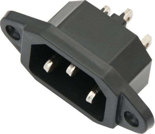 Φις Ρεύματος C14 DM-1474 Αρσενικό Μαύρο