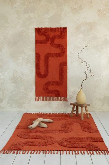 Χαλί Talia Wild Terracotta Nima 60x130cm