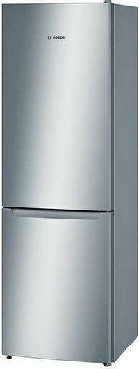 Ψυγειοκαταψύκτης Bosch 305lt Total NoFrost 186x60x66cm Inox