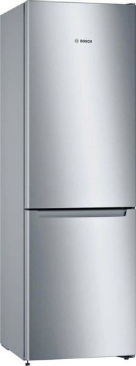 Bosch Ψυγειοκαταψύκτης 282lt Total NoFrost Υ176xΠ60xΒ66εκ. Inox KGN33NLEB