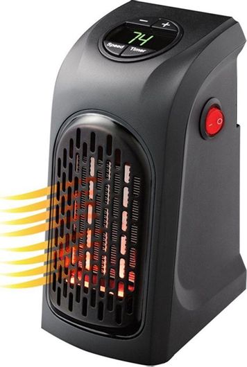Handy Heater Mini Κεραμικό Αερόθερμο Δωματίου Τοίχου 400W