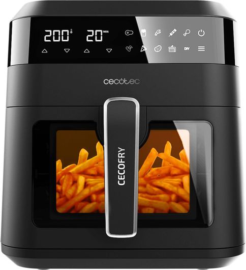 Cecotec Cecofry Experience Window 6000 Air Fryer 6lt Μαύρο