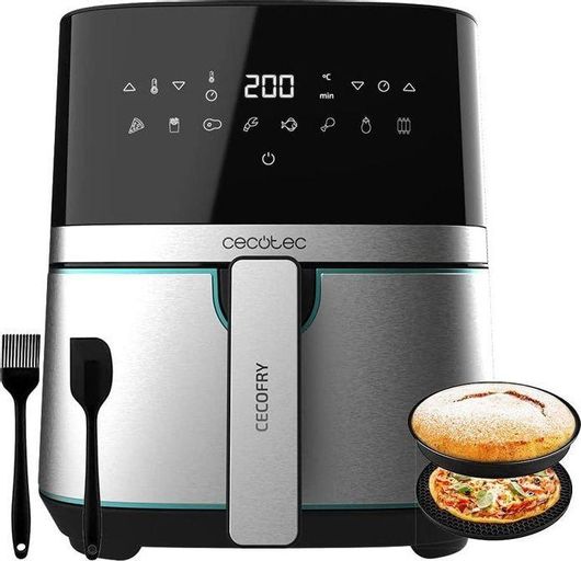 Cecotec Cecofry Full Pro 5500 Inox Air Fryer 5.5lt Ασημί
