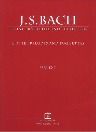 Βιβλίο Θεωρίας Edition Breitkopf Bach "Μικρά Πρελούδια & Φούγκες"