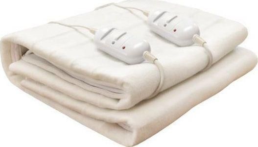 Sidirela Διπλό Ηλεκτρικό Υπόστρωμα Πλενόμενο Λευκό 120W 140x150εκ.