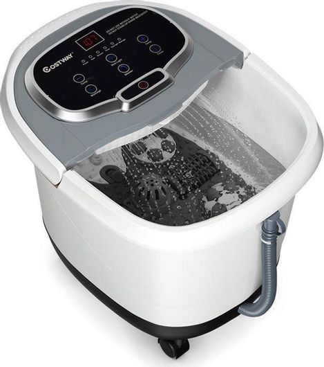 Ποδόλουτρο Costway EP24368DE-GR Shiatsu Γκρι 