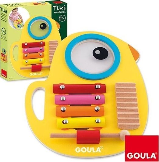 Ξυλόφωνο Goula 53132 Ξύλινο Tiki για 1+ Ετών
