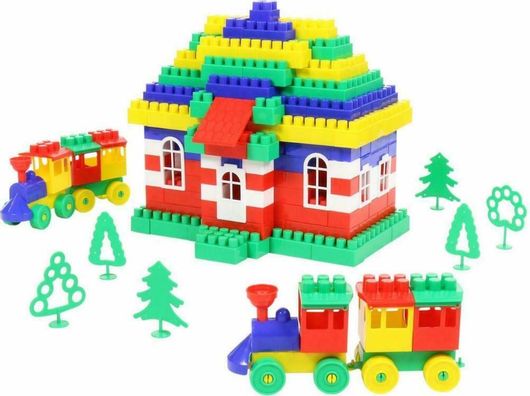 Τουβλάκια Polesie Construction Set για 2+ Ετών 253τμχ