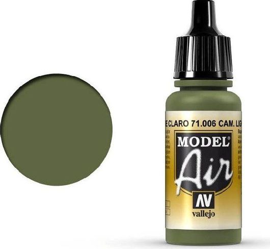 Χρώμα Μοντελισμού Acrylicos Vallejo Model Air 17ml Light Green Chromate #71006