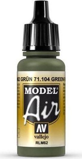 Χρώμα Μοντελισμού Acrylicos Vallejo Model Air 17ml Green RLM62 #71104