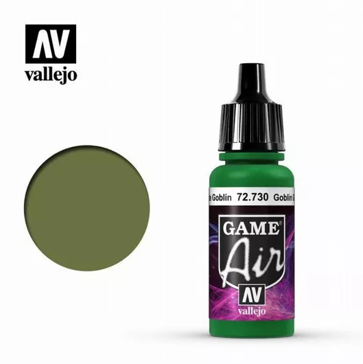 Χρώμα Μοντελισμού Acrylicos Vallejo Game Air 17ml Goblin Green #72730