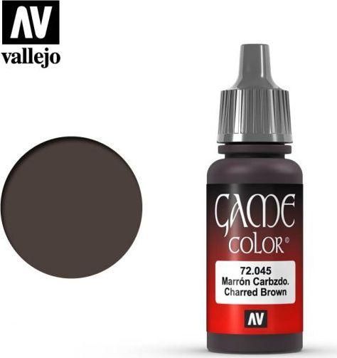 Χρώμα Μοντελισμού Acrylicos Vallejo Game Color 17ml Charred Brown #72045