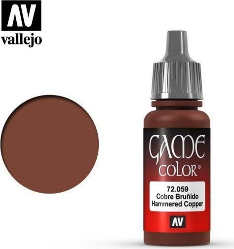 Χρώμα Μοντελισμού Acrylicos Vallejo Game Color 17ml Hammered Copper #72059