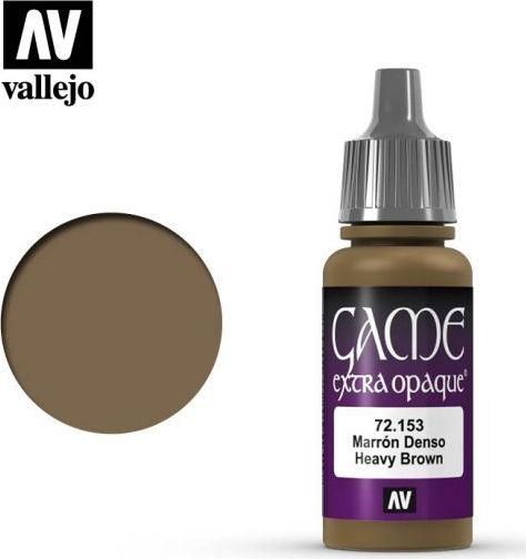 Χρώμα Μοντελισμού Acrylicos Vallejo Game Extra Opaque 17ml Heavy Brown #72153