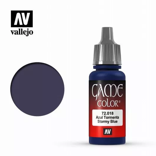 Χρώμα Μοντελισμού Acrylicos Vallejo Game Color 17ml Storny Blue #72018