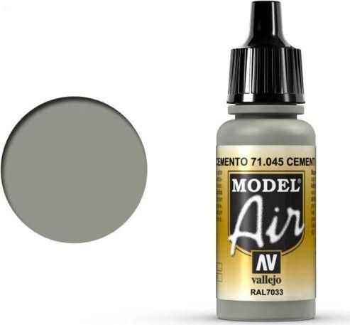 Χρώμα Μοντελισμού Acrylicos Vallejo Model Air 17ml Cement Grey #71045