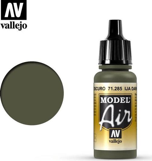 Χρώμα Μοντελισμού Acrylicos Vallejo Model Air 17ml IJA Dark Green #71285