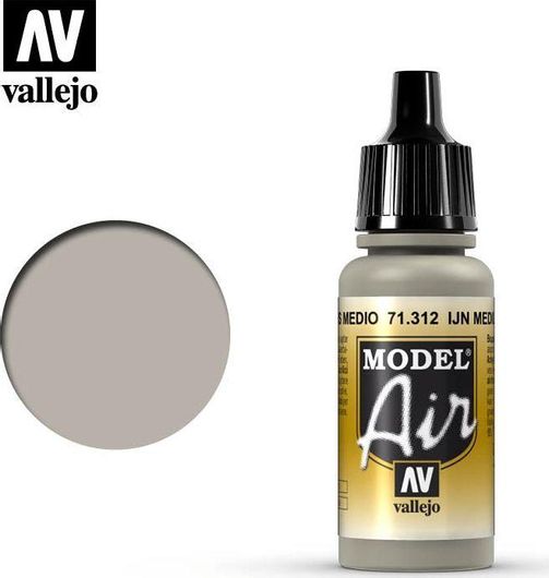 Χρώμα Μοντελισμού Acrylicos Vallejo Model Air 17ml IJN Medium Grey #71312