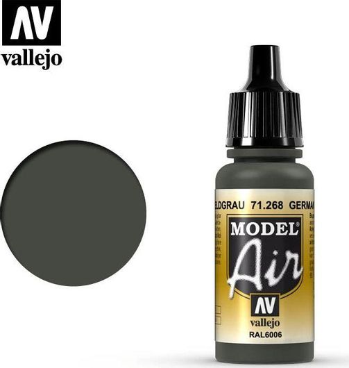 Χρώμα Μοντελισμού Acrylicos Vallejo Model Air 17ml German Grey #71268