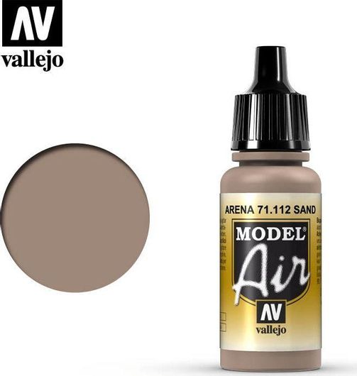 Χρώμα Μοντελισμού Acrylicos Vallejo Model Air 17ml Sand #71112
