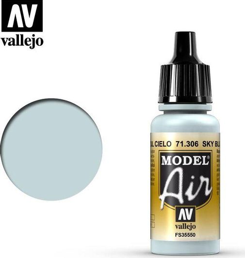 Χρώμα Μοντελισμού Acrylicos Vallejo Model Air 17ml Sky Blue #71306
