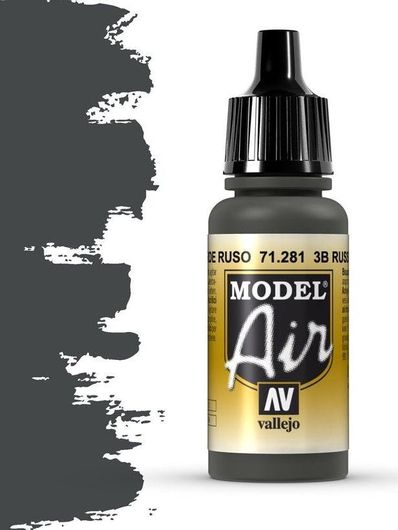 Χρώμα Μοντελισμού Acrylicos Vallejo Model Air 17ml 3B Russian Green #71281