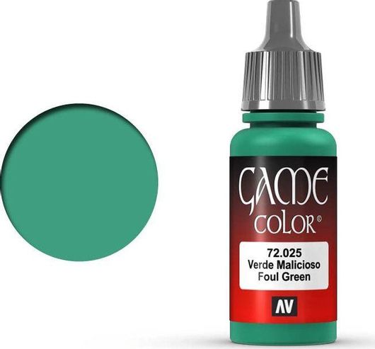 Χρώμα Μοντελισμού Acrylicos Vallejo Game Color 17ml Foul Green #72025
