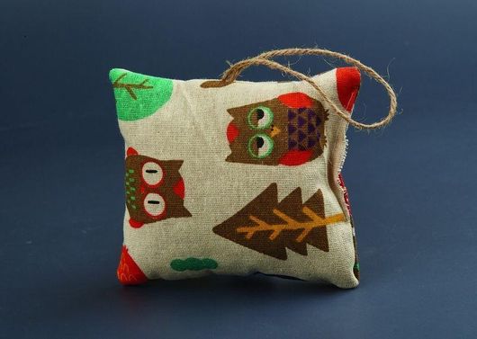 Μπομπονιέρα Βάπτισης με Διακοσμητικό Κουκουβάγια από 'Υφασμα για Κορίτσι