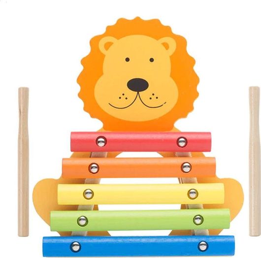 Ξυλόφωνο Orange Tree Toys OTT14080 Ξύλινο Λιοντάρι για 1+ Ετών