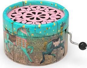 Μουσικό Κουτί Carousel BC00149 Μεταλλικό Μπλε