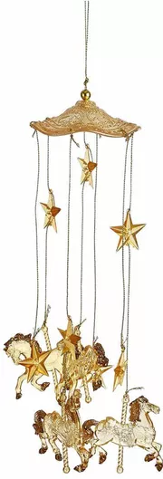 Χριστουγεννιάτικο Στολίδι JK Home Decoration Μελωδοί 23cm Χρυσό