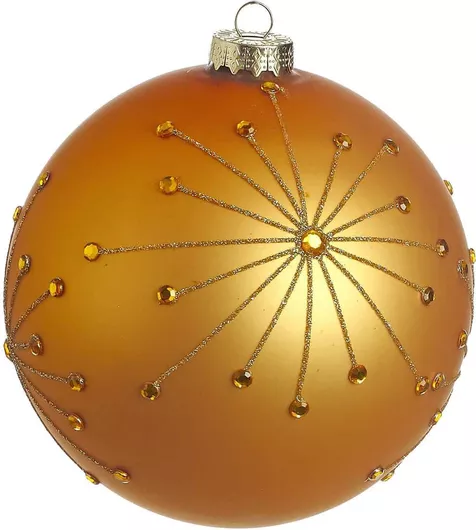 Χριστουγεννιάτικη Μπάλα JK Home Decoration 20cm Χρυσό