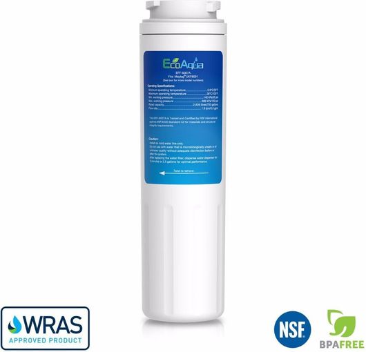 Ανταλλακτικό Φίλτρο Νερού Ψυγείου EcoAqua EFF-6007A Εξωτερικό από Συμπαγή Ενεργό Άνθρακα