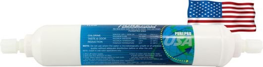 Ανταλλακτικό Φίλτρο Νερού Ψυγείου Pure Pro Εξωτερικό από Κοκκώδη Ενεργό Άνθρακα In Line