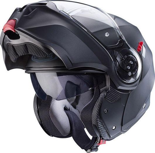 Κράνος Μηχανής Caberg L Duke Evo Matt Black Flip-Up ECE 22.06 με Pinlock