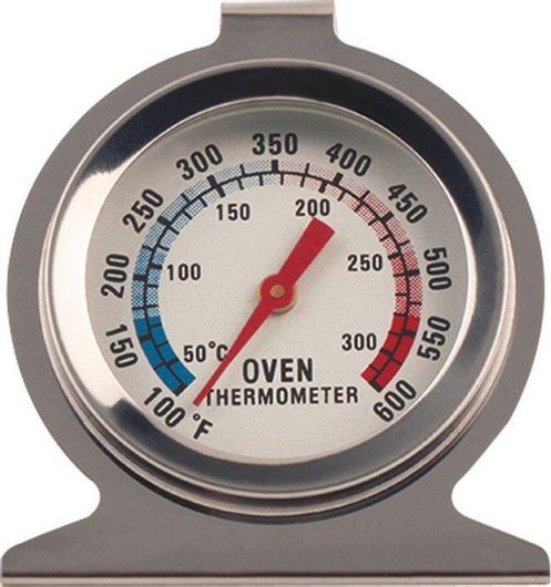 Αναλογικό Θερμόμετρο Φούρνου 0°C / +300°C από Ανοξείδωτο Ατσάλι