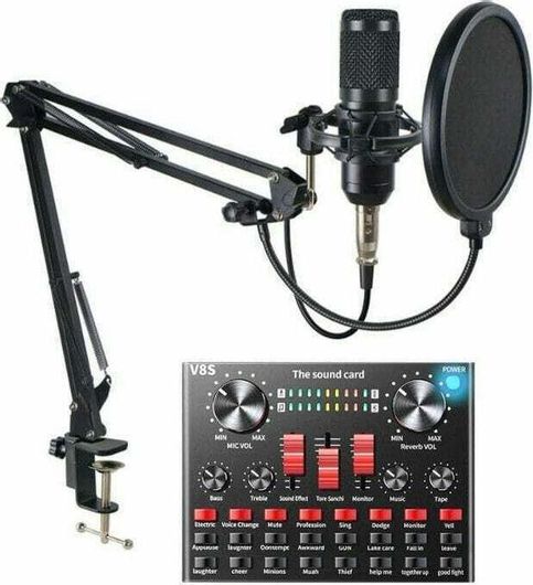 Επαγγελματικό Σετ Ηχογράφησης V8S Record με Εξωτερική Συνδεσιμότητα USB