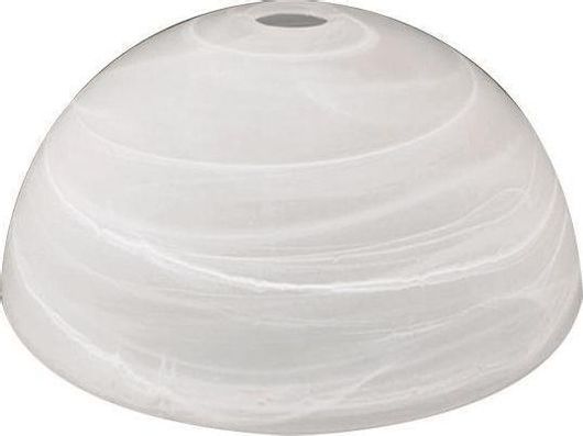 Καπέλο Φωτιστικού Eurolamp Tina Στρογγυλό Λευκό 30cm