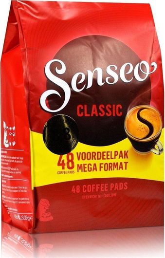 Douwe Egberts Κάψουλες Espresso Classic Συμβατές με Μηχανή Senseo Pads 48caps